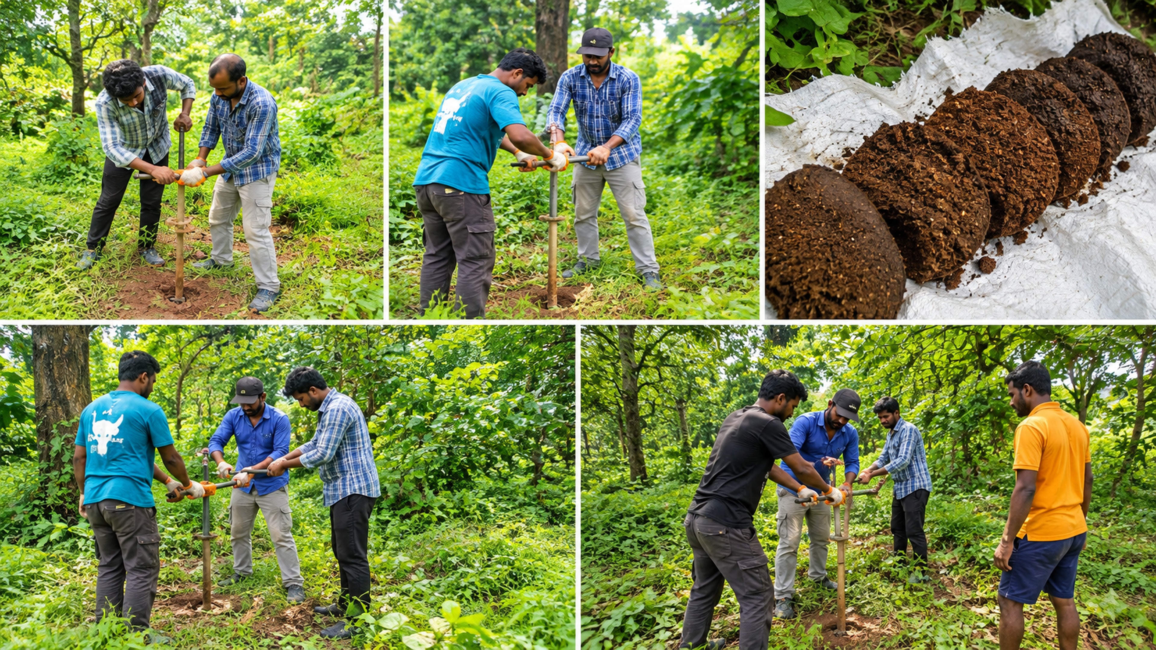 Site inspection and soil investigation field work